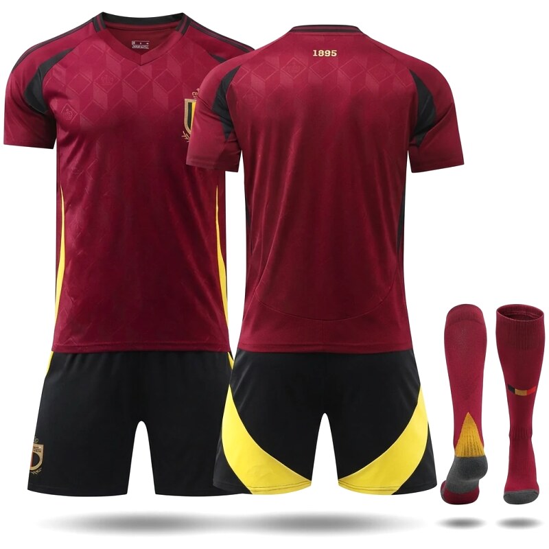 Belgian team uniform sporty burgundy