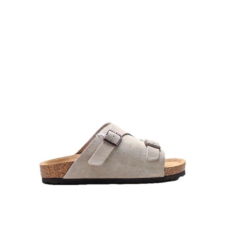 Birkenstock Classic Casual Sand-colored Slides