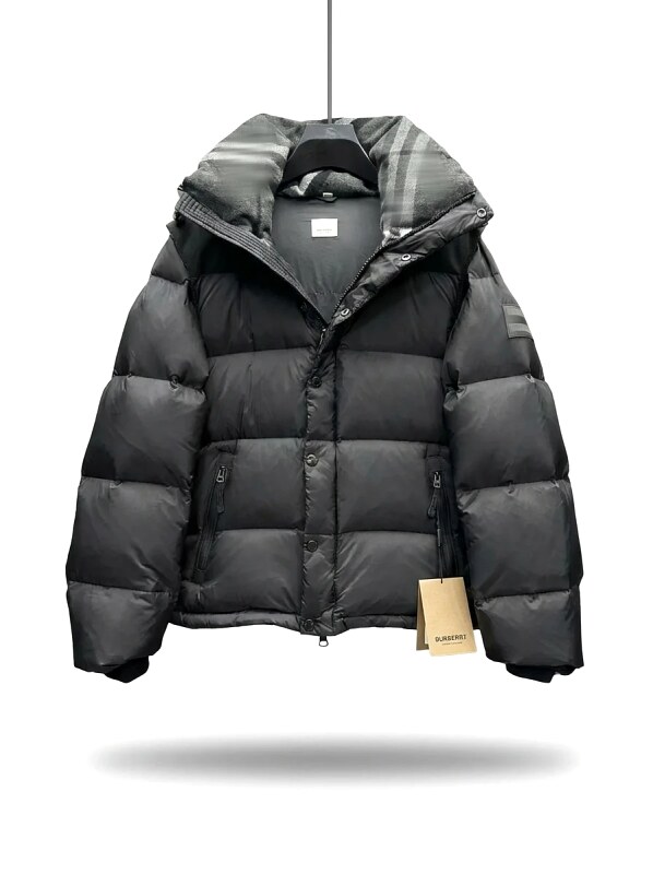 Black fashionable down jacket of Balenciaga