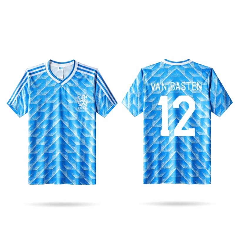 Brazil Logo Detail Soccer jersey Blue Brazil Football with Functional Detail