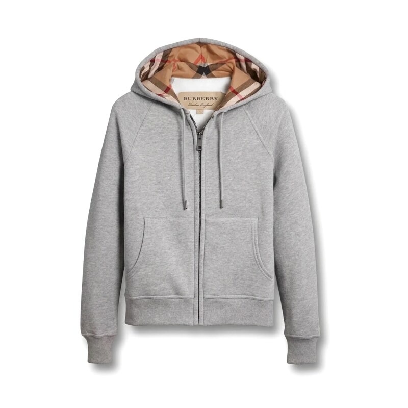 Burberry checkered retro grey sweatshirt