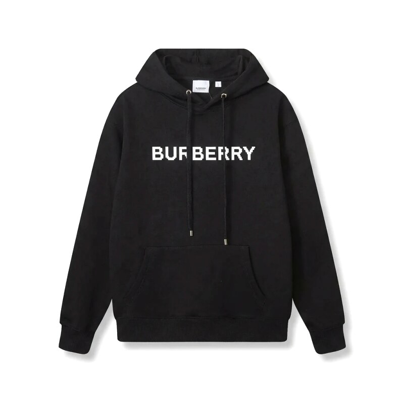Burberry pixel-style black sweatshirt