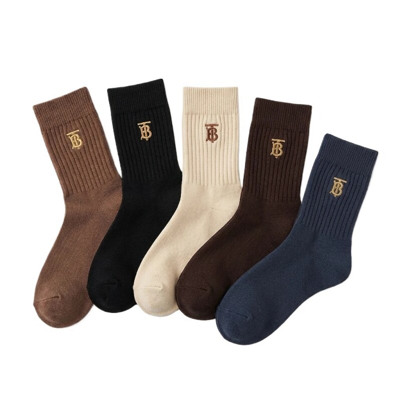 Burberry simple-style multi-color socks