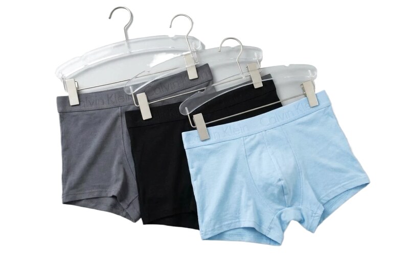 Calvin Klein minimalist style gray underwear