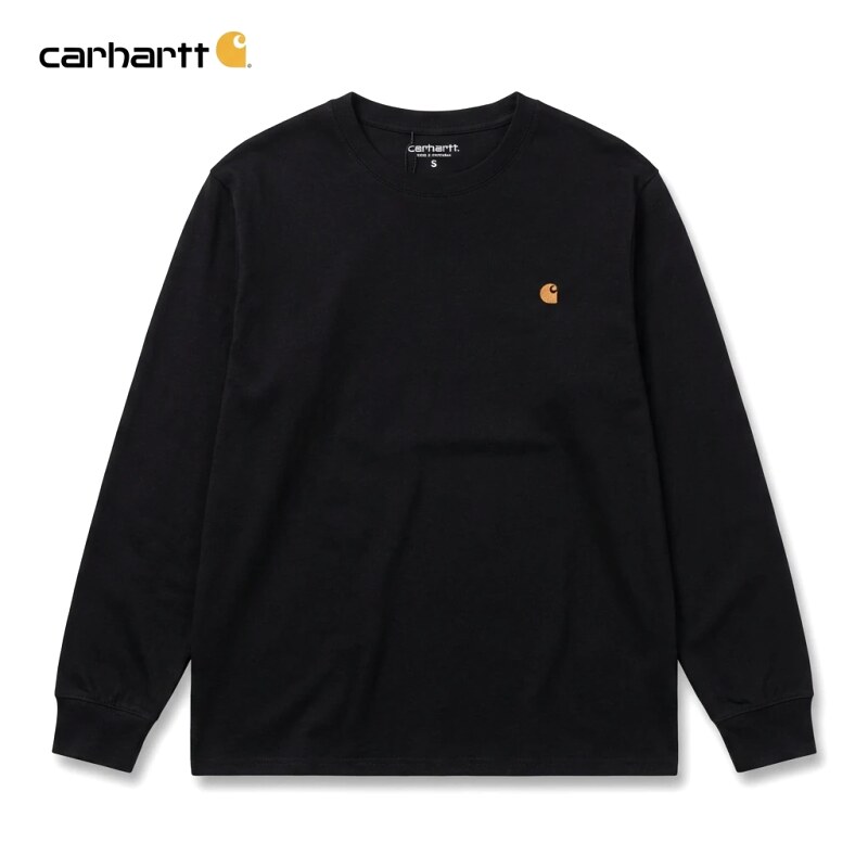 Carhartt basic black long-sleeve shirt