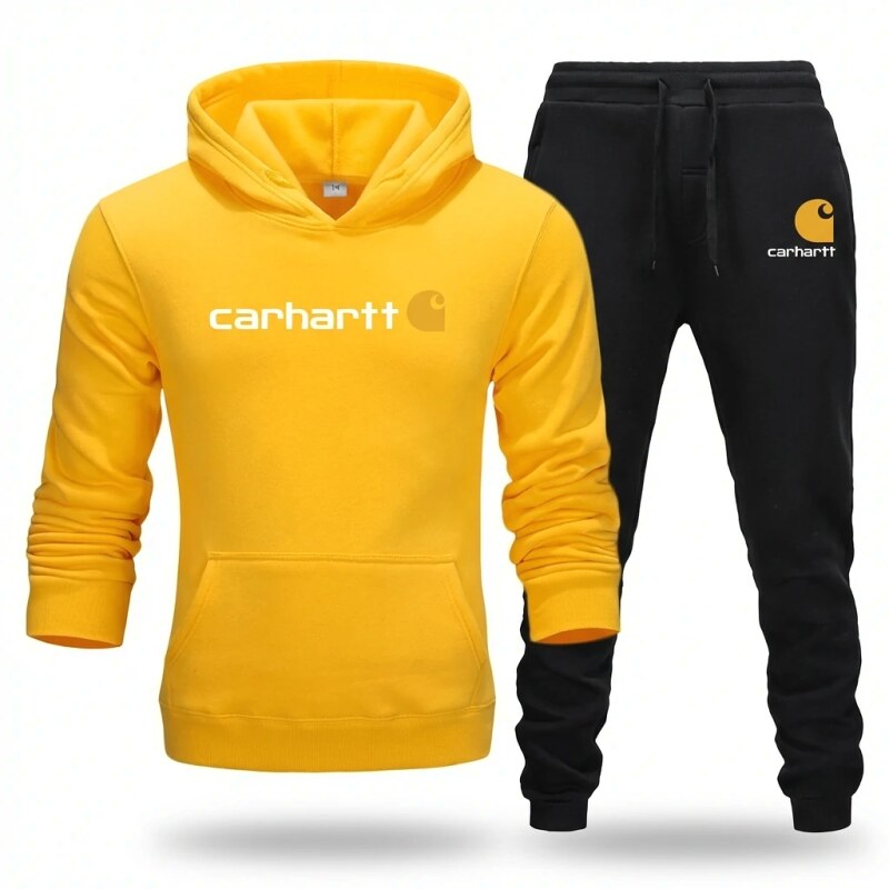 Carhartt basic casual yellow and black suit