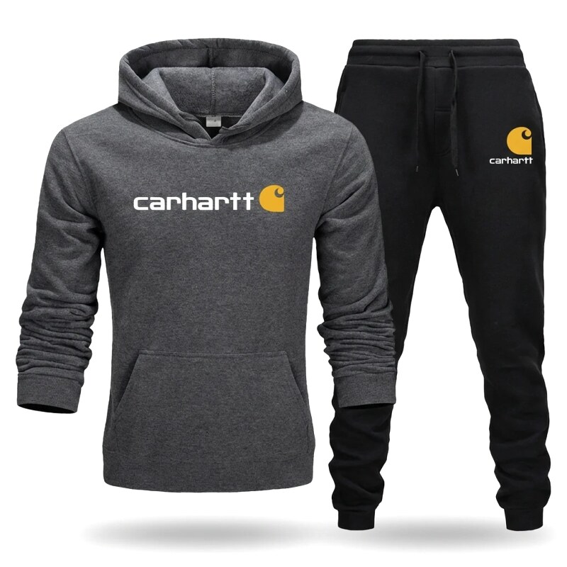 Carhartt basic gray hooded suit