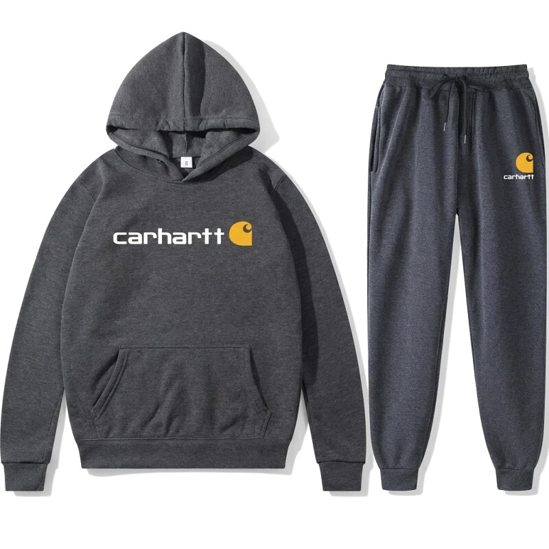 Carhartt basic gray sweatshirt suit