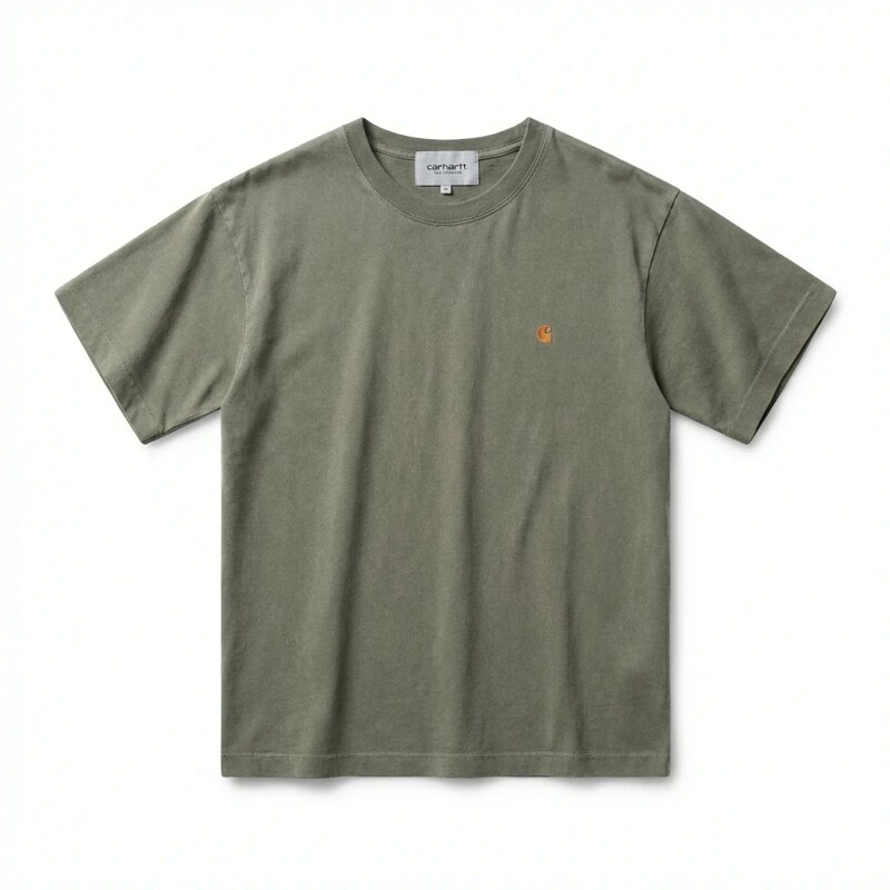 Carhartt basic retro style olive green T-shirt