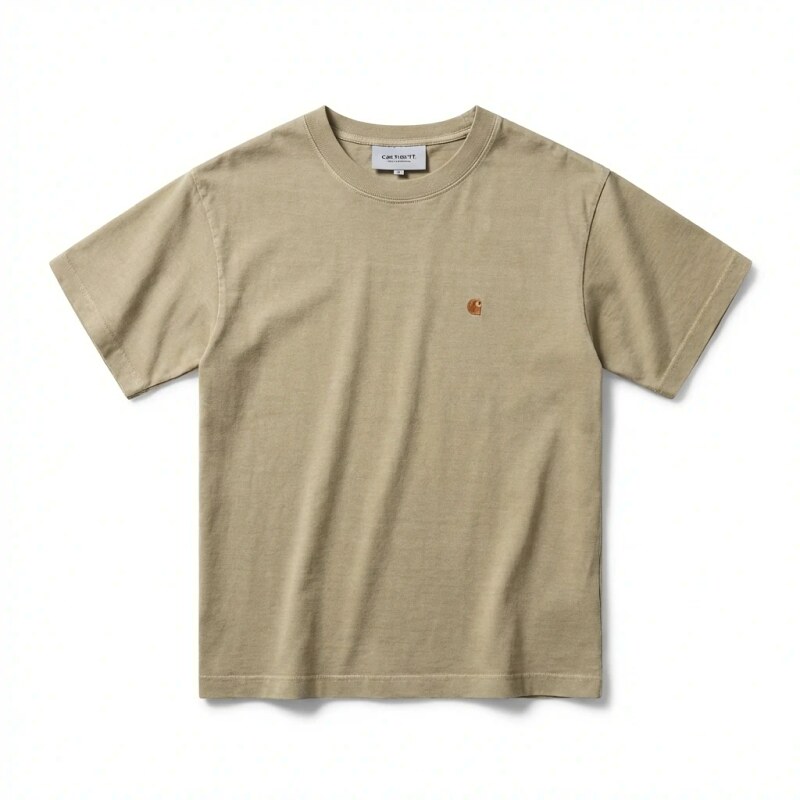 Carhartt Basic Simple Style Khaki T-shirt