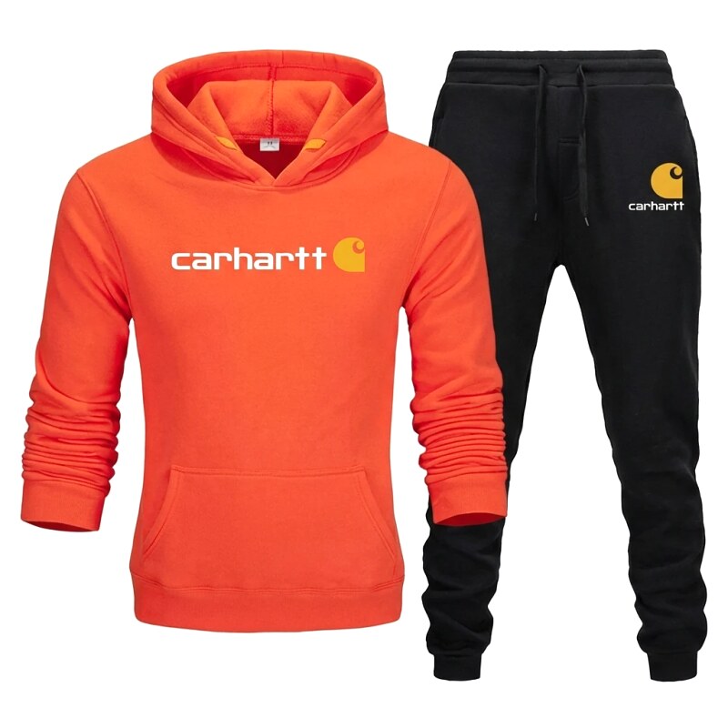 Carhartt casual orange and black suit