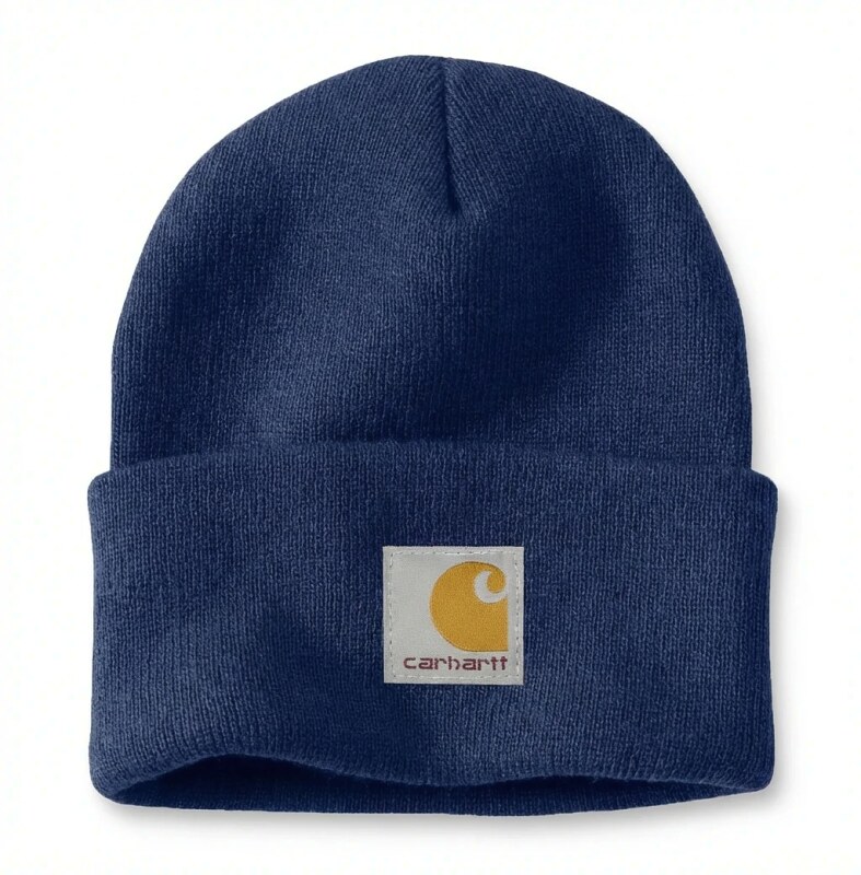 Carhartt classic dark blue beanie