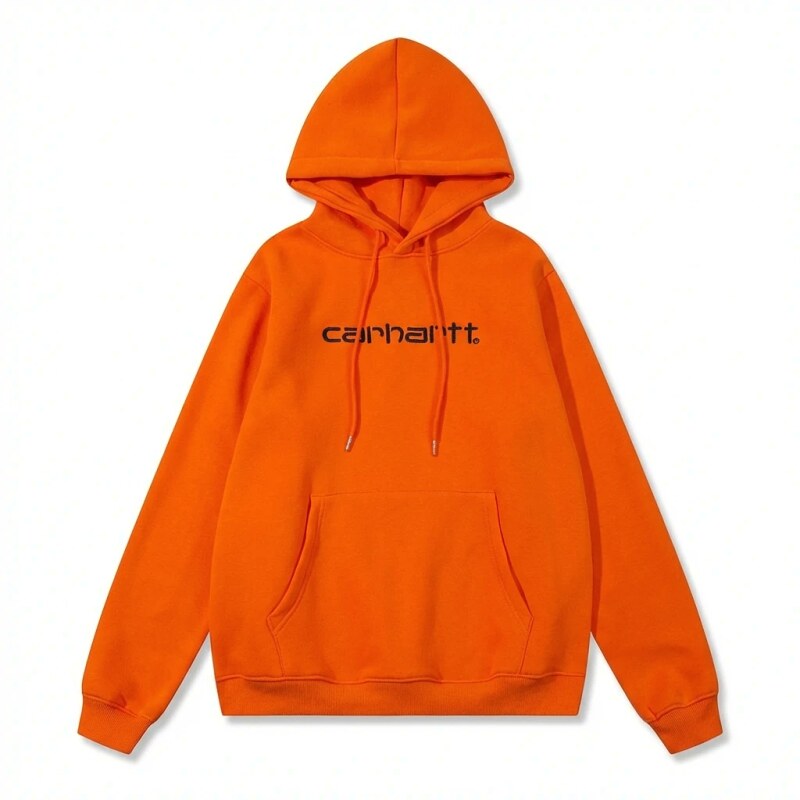 Carhartt orange minimalist style sweatshirt