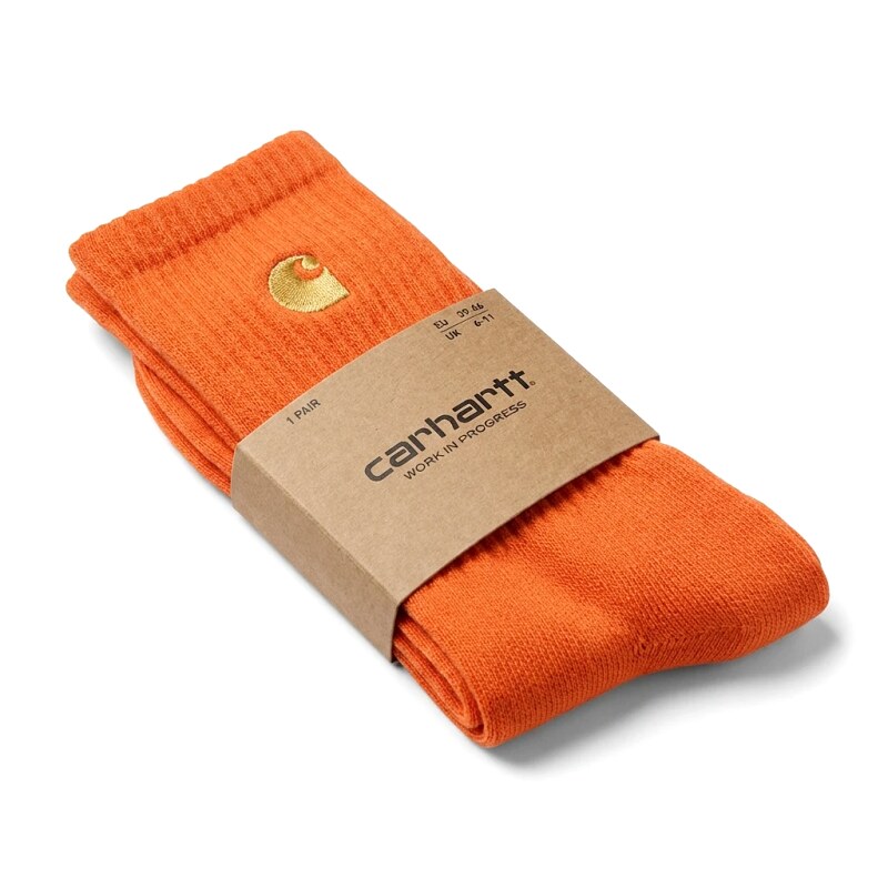 Carhartt orange trendy socks