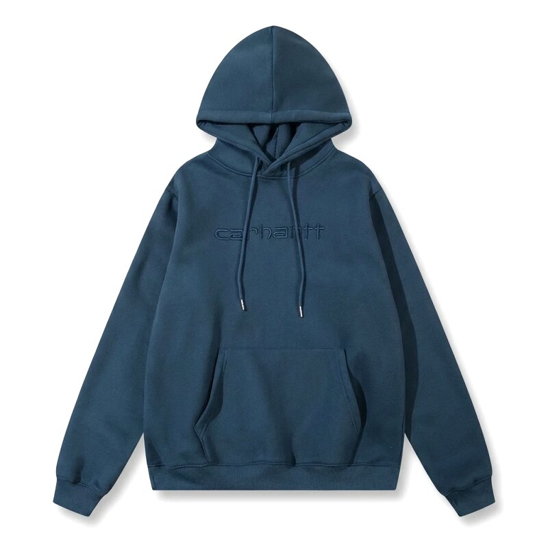 Carhartt simple style navy blue sweatshirt