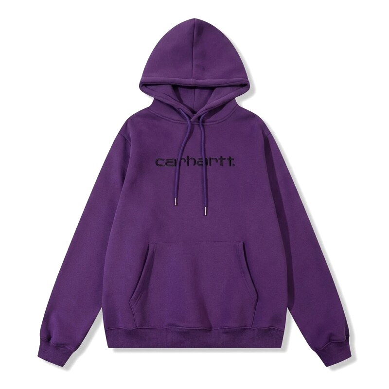 Carhartt simple-style purple sweatshirt