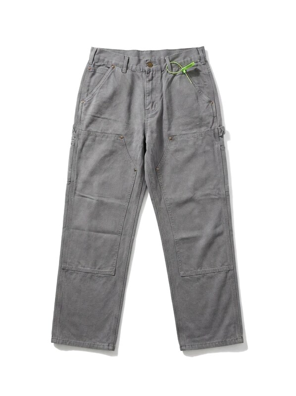 Carhartt workwear style cement gray long pants