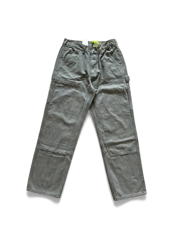Carhartt workwear style moss green long pants