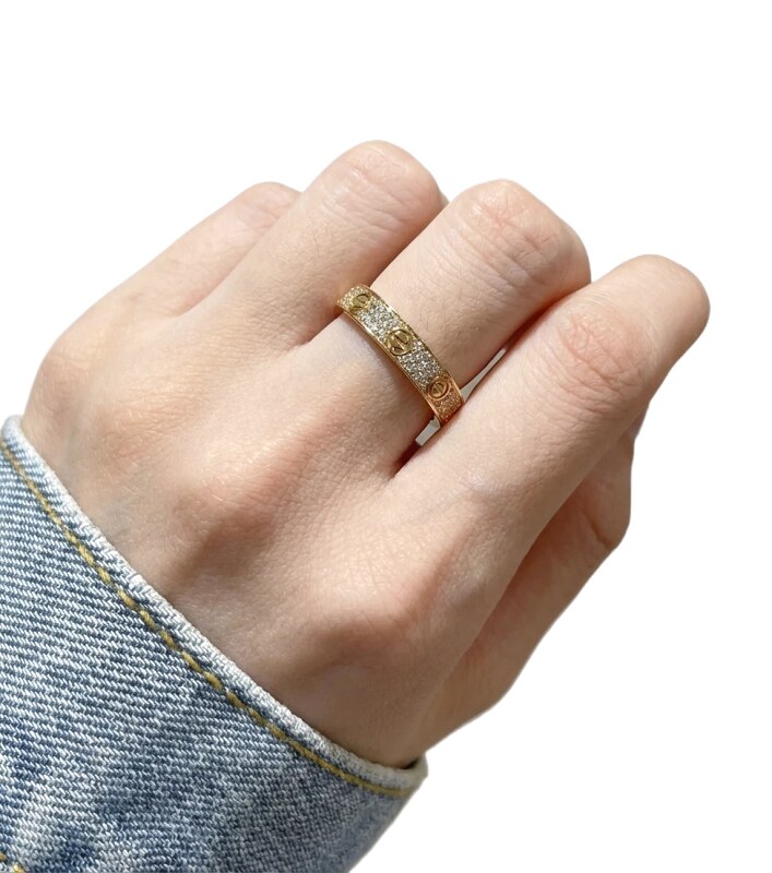 Cartier narrow version full of stars ring