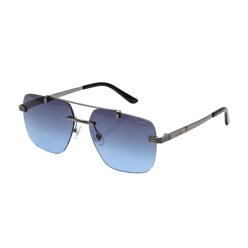 Cartier square stylish black sunglasses