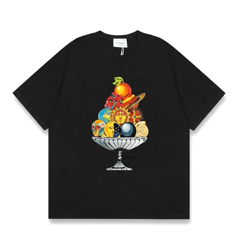 Casablanca Fruit Print Style T-shirt