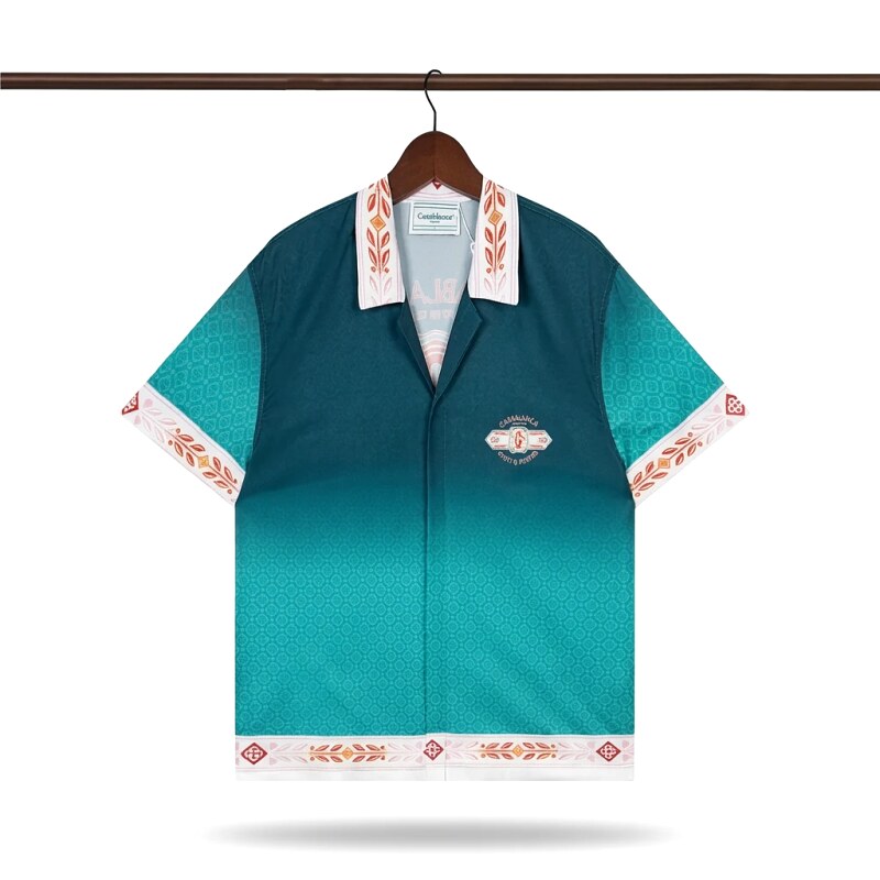 Casablanca Gradient Retro Style Shirt