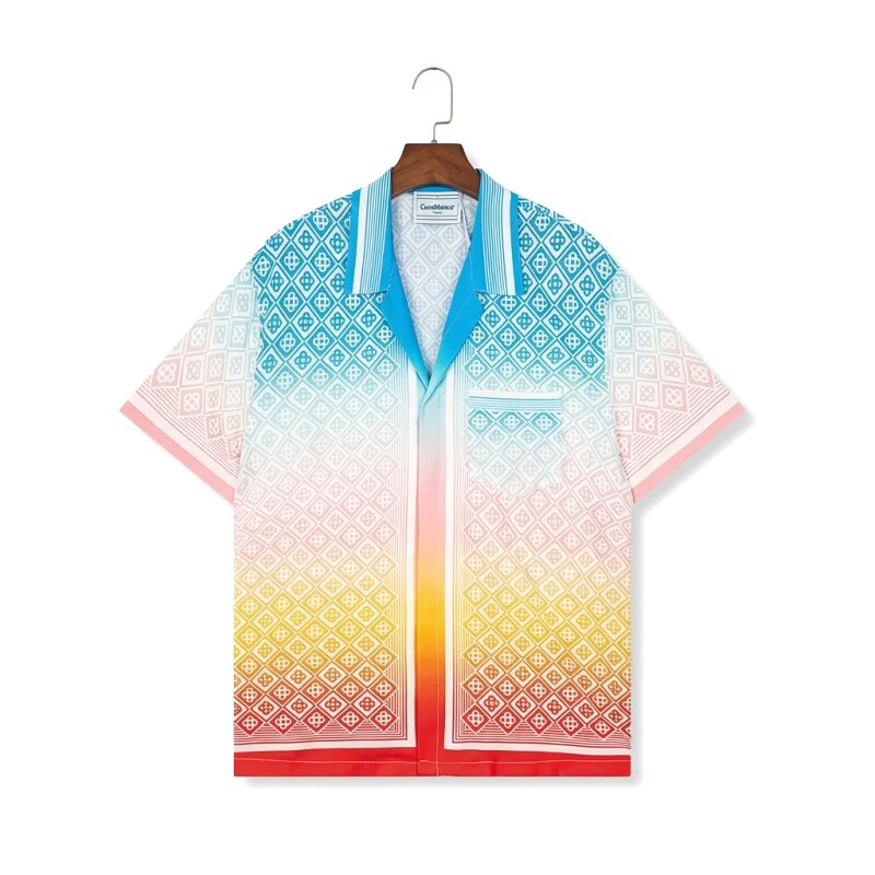 Casablanca Gradient Style Printed Shirt