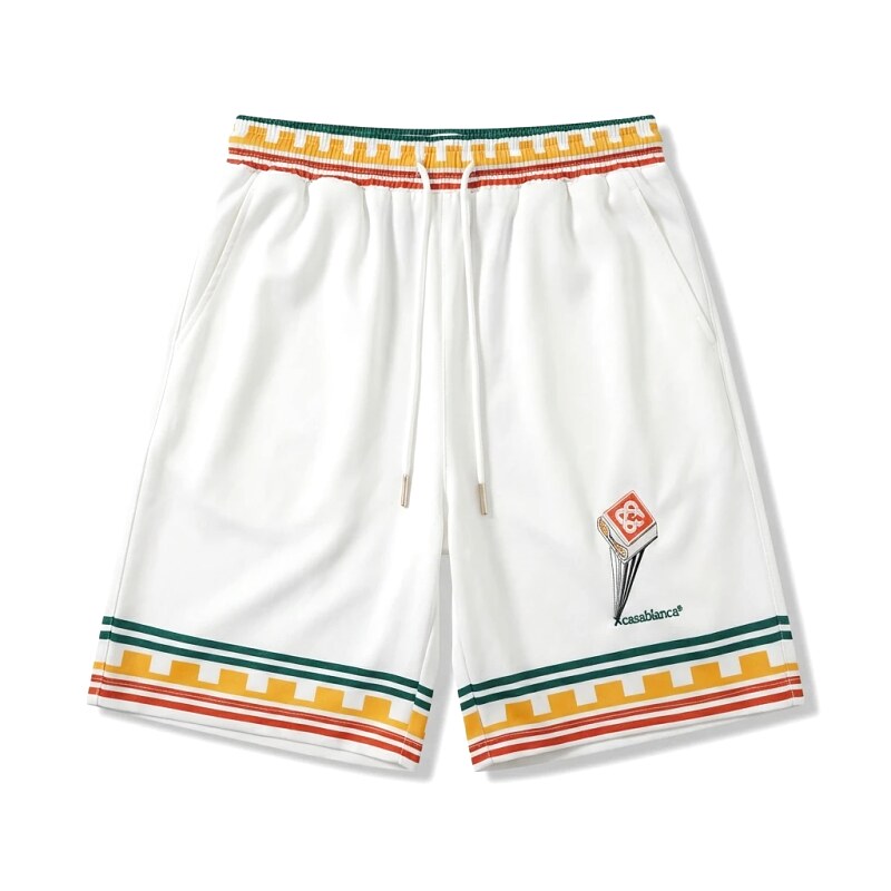 Casablanca retro style white shorts