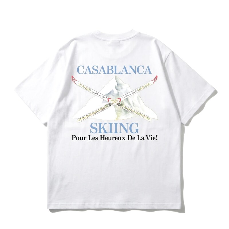 Casablanca Ski Style White T-shirt