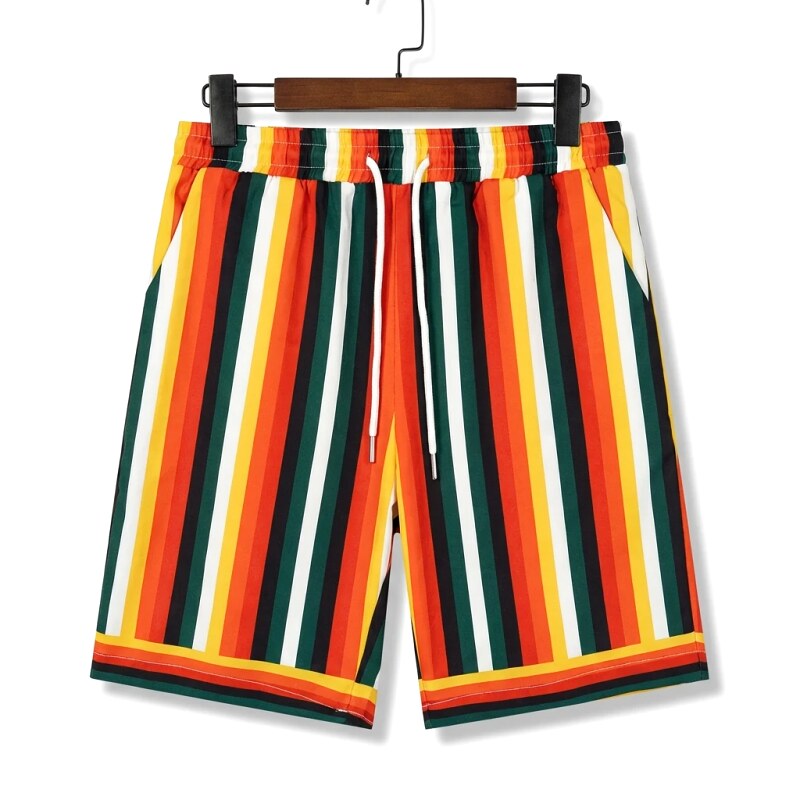 Casablanca Striped Casual Shorts