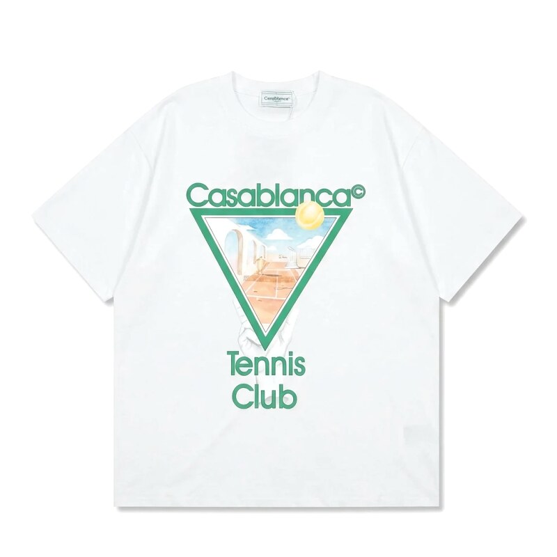 Casablanca Tennis Style White T-shirt