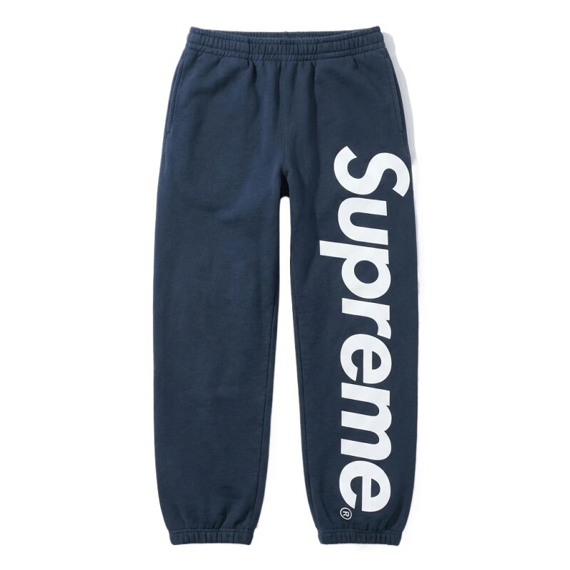 Casual sweatpants with Supreme letter print
