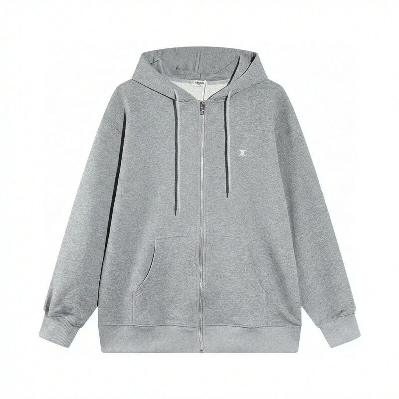 CELINE grey casual style hoodie