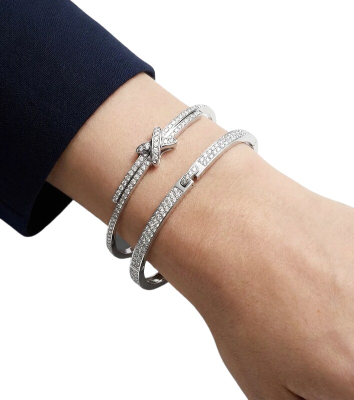 Chaumet Liens Collection Silver and White Bracelet