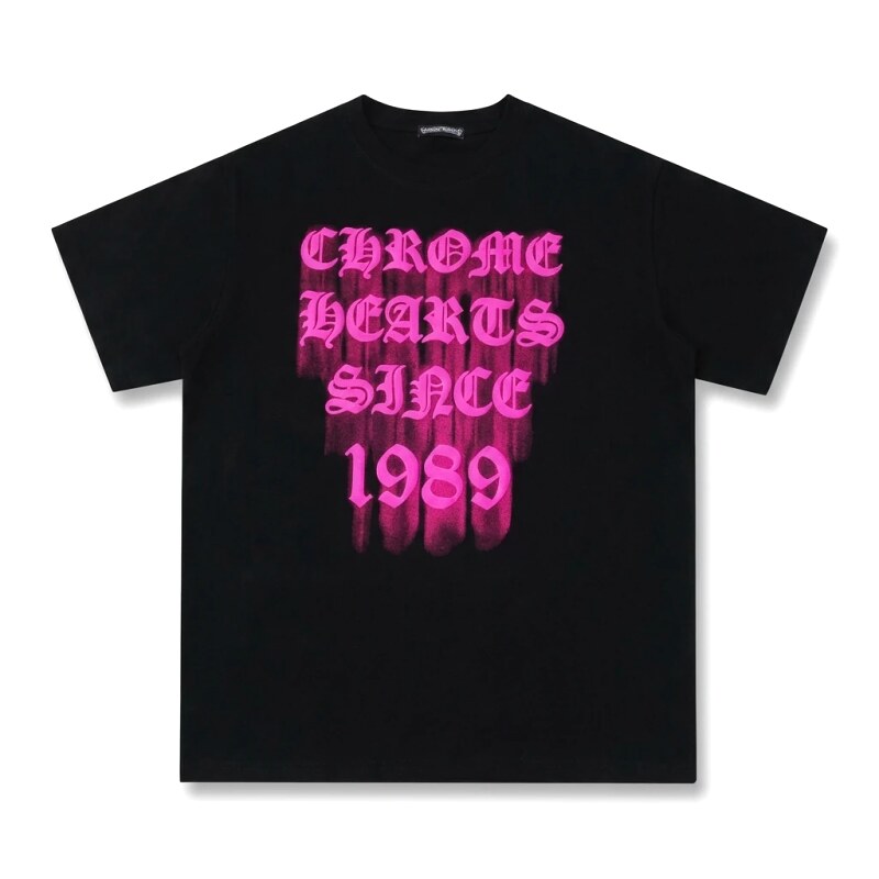 Chrome Hearts 1989 Series Dark Style Black T-shirt
