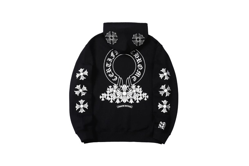 Chrome Hearts 2088-82 Black Cross Graphic Hoodie Match Day