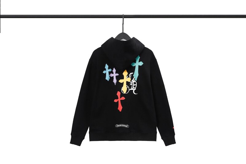 Chrome Hearts 2089-57 Black Cross Graphic Hoodie Bold Graphic