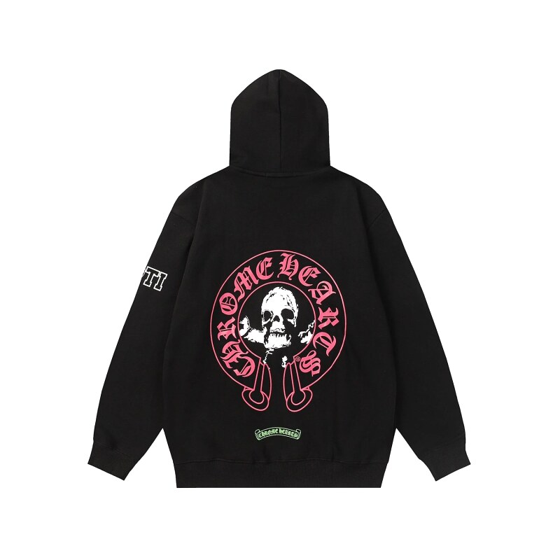 Chrome Hearts 2089-81 Black Cross Graphic Hoodie Coffee Run