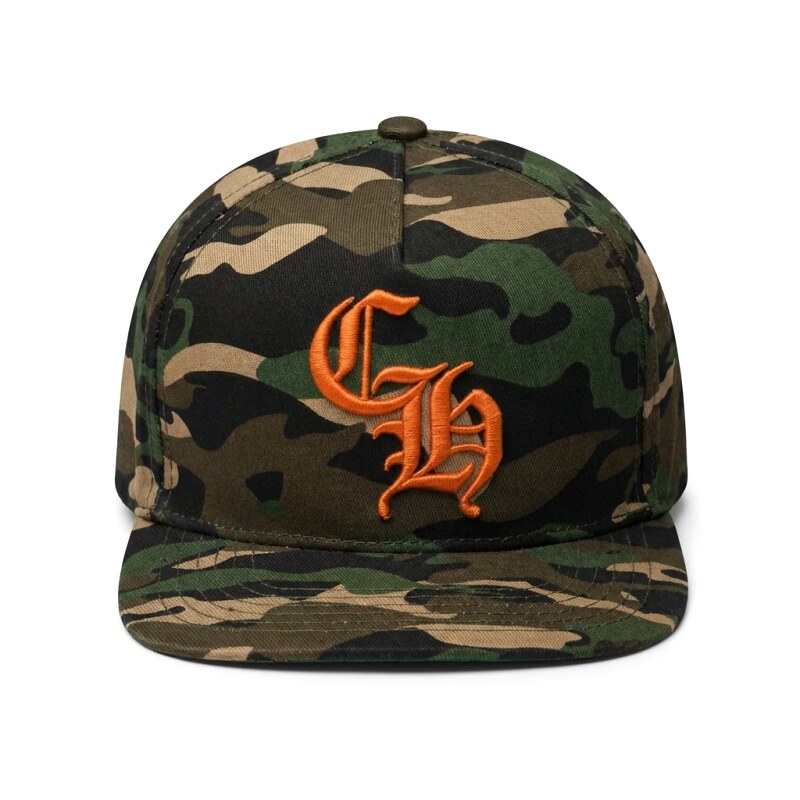 Chrome Hearts Camouflage Trendy Baseball Cap