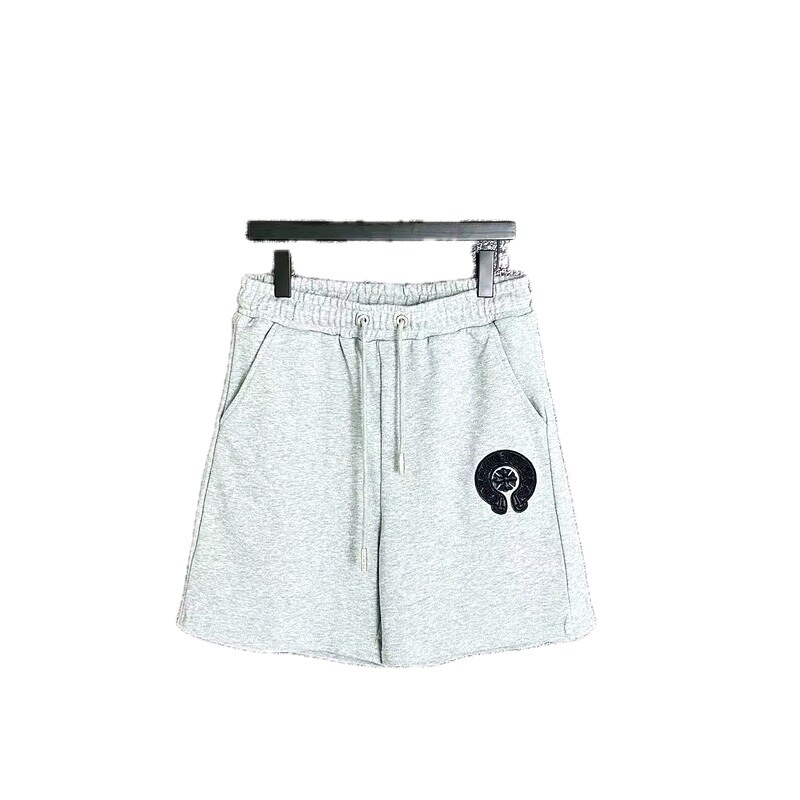 Chrome Hearts casual light gray shorts