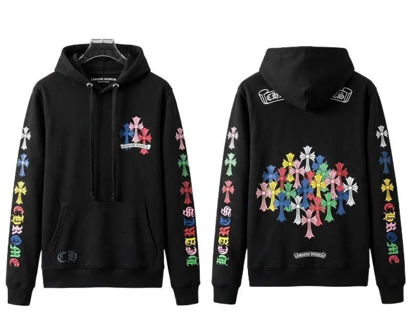 Chrome Hearts Colorful Cross Hoodie