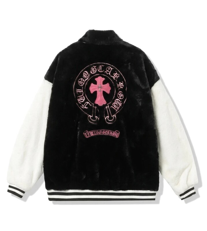 Chrome Hearts cross - color - blocking jacket