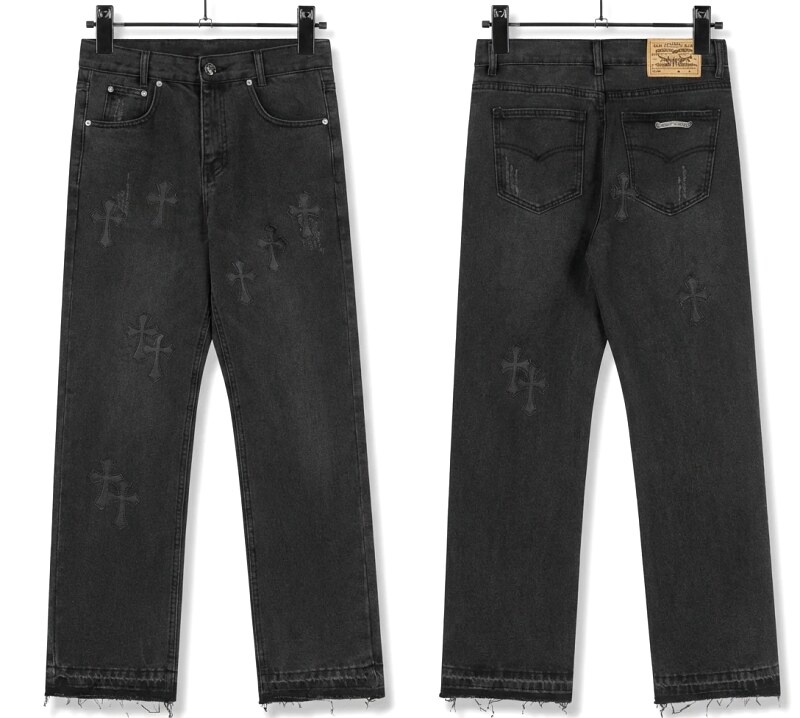 Chrome Hearts Cross Dark Jeans