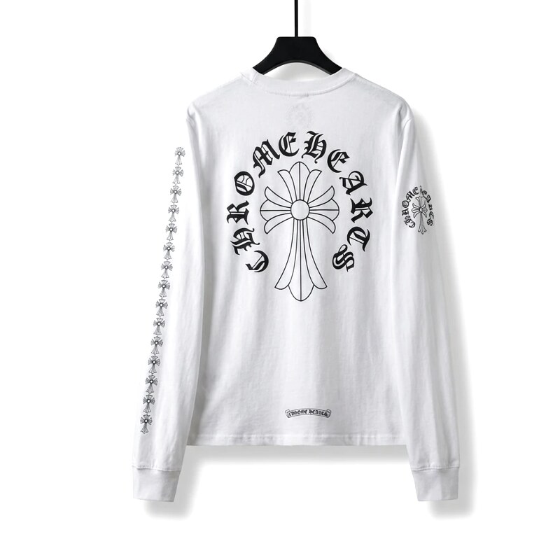 Chrome Hearts Cross Dark Style White T-shirt