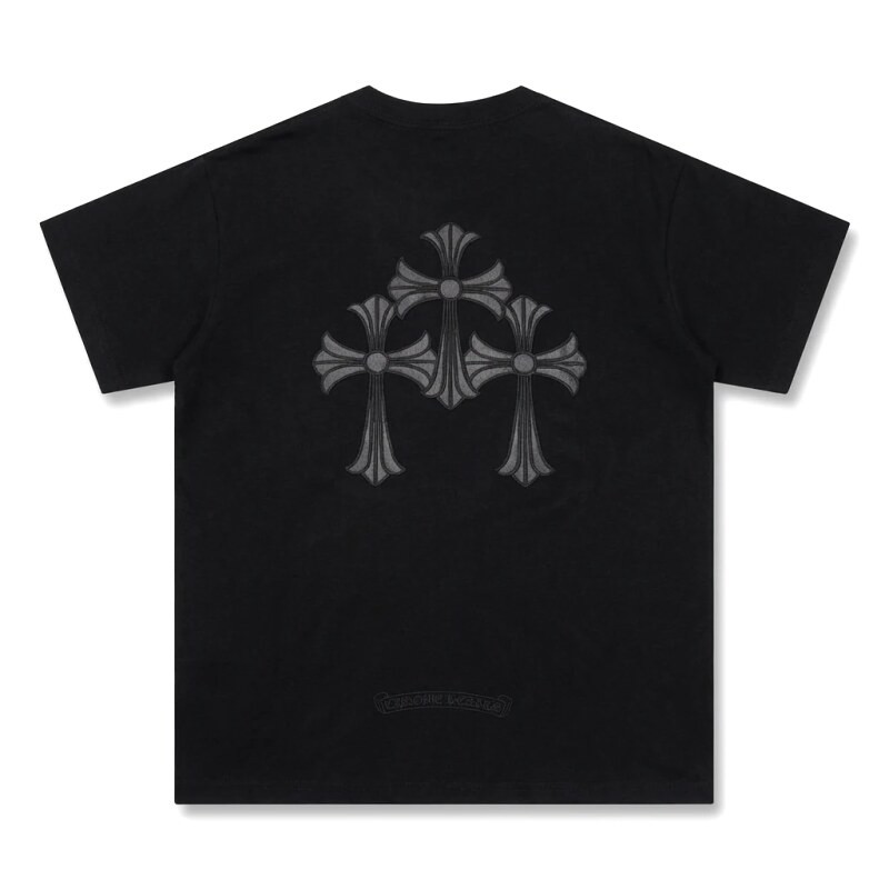 Chrome Hearts Cross Print Black T-shirt