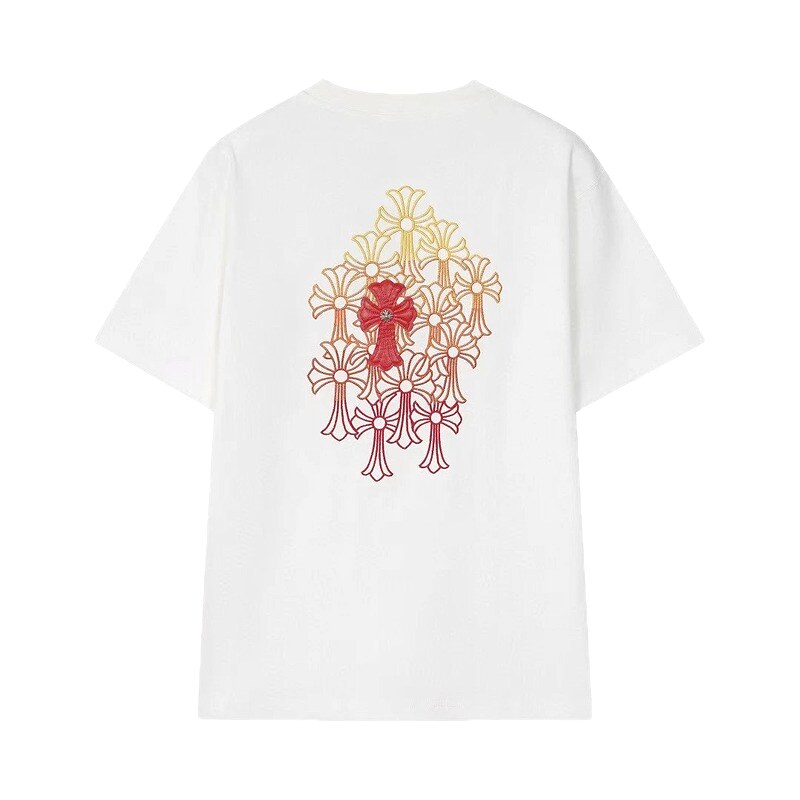 Chrome Hearts Cross Series Street Style White Short-sleeve T-shirt