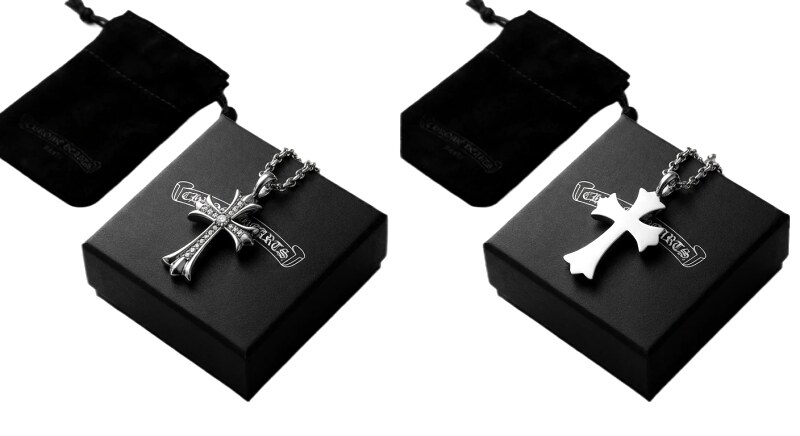 Chrome Hearts Cross Silver Necklace