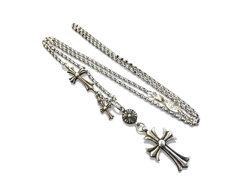 Chrome Hearts Cross Silver Necklace
