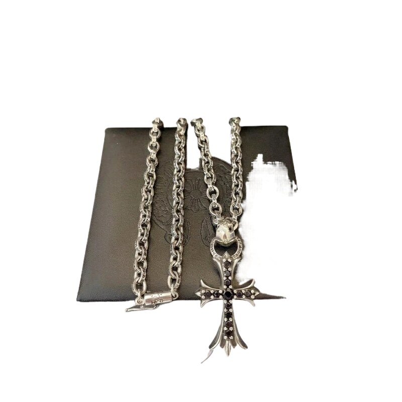 Chrome Hearts Cross Silver Necklace