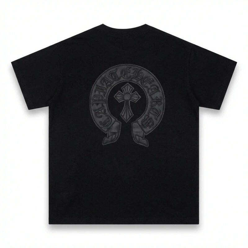 Chrome Hearts Cross Vintage Black Short-sleeve Shirt